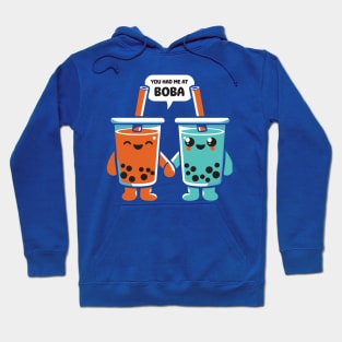 You Had Me At Boba Kawaii Bubble Tea Hoodie